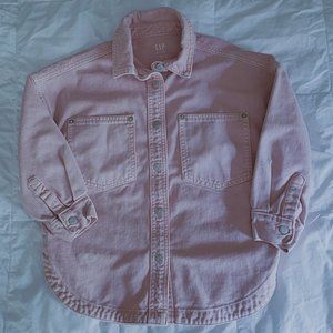 Gap Oversized Pink Shacket 6-7 (S)